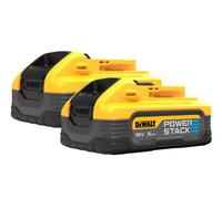 DEWALT POWERSTACK Pacco Batterie Doppio 18V 5.0Ah Li-ion DEWDCBP518H2