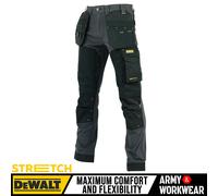 Dewalt pro-Stretch Fit Pantaloni Doppia Fondina Ginocchio Pad Tasche Ultimate