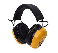 DEWALT Protezione acustica ricaricabile Bluetooth, nero/giallo, fascia regolabile, NRR 25