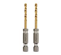 DEWALT Punta per trapano rivestita in titanio da 1/8", 2 pezzi (DD5108T)