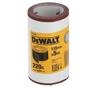 DEWALT rotoli carta abrasiva 1/4 e 1/2 5 metri grana 220