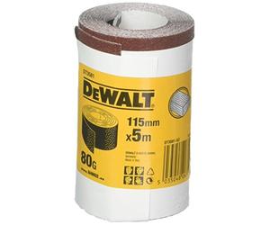 DeWalt, rotoli carta abrasiva 1/4 e 1/2 5 metri grana 80