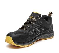 DEWALT Scarpe da ginnastica da uomo Fargo con punta in acciaio, colore nero, taglia 40