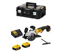 Dewalt sega circolare dcs571p2t (2 x 5,0 ah + dcb115 + tstak ii) 5035048723135