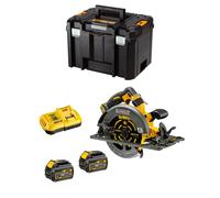 Dewalt sega circolare dcs579t2 flexvolt (2 x 54v/18v 6,0 ah + dcb118 + tstak vi) 5035048736418