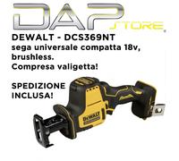 DEWALT - Sega universale compatta DCS369NT + valigetta - TRASPORTO COMPRESO