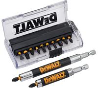 DeWalt Set inserti Impact Torsion 14 pezzi DT70512T Ph1 Ph2 Ph3 2 adattatori magnetici