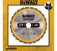 DeWALT | Set 2 lame circolari per tagli generici e diagonali | Legno edilizia