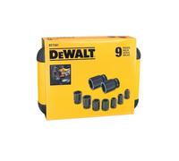 Dewalt set 8 chiavi a bussola esagonale rinforzate bussole 1/2" per avvitator...
