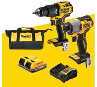 Dewalt / set combinato di carica / avvitatore a percussione / trapano a percu...