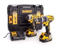 DeWalt Set DCK266P2 Set Utensili A Batteria Trapano e Avvitatore a Impulsi