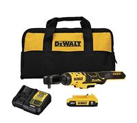 DEWALT Set di cricchetti da 20 V, 3/8", 80 libbre di coppia, batteria e borsa di stoccaggio inclusi (DCF513D1)