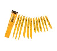 DEWALT Set lame per seghe frontali a gattuccio DT2445-QZ 12 pz bimetalliche miste con custodia