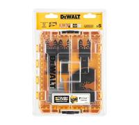DeWALT Multi Tool DT20761-QZ - Set di 5 utensili multifunzione con attacco multifit