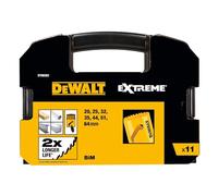 DeWALT Set di seghe a tazza Bi-Metal Extreme, set per elettricisti in valigetta per il trasporto, 11 pezzi