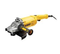 DEWALT Smerigliatrice 230mm IN Kit Scatola 2200W 110V Lato Manico 490mm Lungo