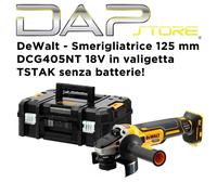 DeWALT DCG405NT-XJ levigatrice portatile Levigatrice a disco 9000 Giri/min Nero, Giallo