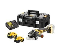 Smerigliatrice angolare DeWalt DCG405P2; 18 V; 2x5,0 Ah accu.