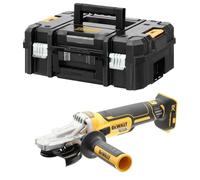 DEWALT - Smerigliatrice angolare a batteria, 18 V, con 2 batterie Powerstack da 18 V, 5 Ah
