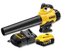 DeWALT Utensili - Soffiatore da giardino AKU 18V, 1 x batteria 5,0 Ah XR DCM562P1
