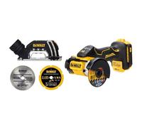 DEWALT Strumento di taglio max 20 V, 3 in 1, senza spazzole, alimentazione attraverso materiali difficili, luce di lavoro a LED collegata, solo strumento nudo (DCS438B)