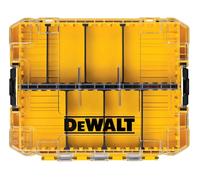 DEWALT Tough Case Organizer Toolbox con Coperchio Trasparente, Vassoio...