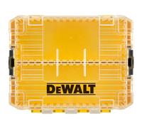 DEWALT Tough Case Organizer Toolbox con Coperchio Trasparente, Vassoio...