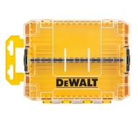 DEWALT Tough Case Organizer Toolbox con Coperchio Trasparente, Vassoio...