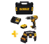 Dewalt trapano a percussione dcd796p1t (1 x 5,0 ah + dcb1104 + tstak ii) + cintura portautensili dwst1-75552 8435587930808