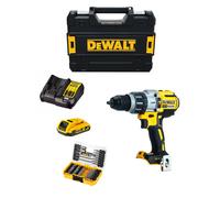 Dewalt trapano a percussione dcd996d1t (1 x 2,0 ah + dcb107 + tstak ii) + set d