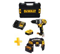 Dewalt trapano a percussione dcd996p1t (1 x 5,0 ah + dcb1104 + tstak ii) + cintura portautensili dwst1-75552 8435587930815