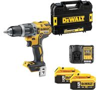 DeWALT DCD796P2-QW trapano Senza chiave 1,8 kg Nero, Giallo