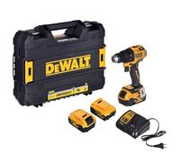 DEWALT Trapano avvitatore XR 18 V senza fili, 3 batterie 5 Ah DCD708P3T-QW