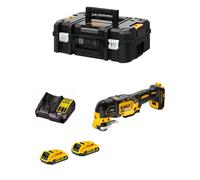 Dewalt utensile multifunzione dcs355d2t (2 x 2,0 ah + dcb107 + tstak ii) 503504