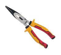 Dewalt VDE - Pinza a becchi lunghi, 200 mm, durezza 61±2 HRC e profondità 1,5±0,5 mm.