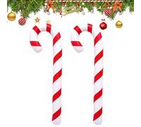 dewdat Canne De Noël Gonflable,Décoration extérieure À Gonfler En PVC Imperméable - Canne De Noël Gonflable pour Les Fêtes,pour Porches Jardins Pelouse Fête intérieur Extérieur Balcons