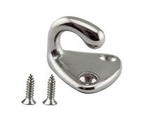 dewdat Gancio da parete per nave, Gancio pesante a molla in acciaio inossidabile 316, appendiabiti montato su cappello per parapetto pesante per vestiti per appendere i vestiti al