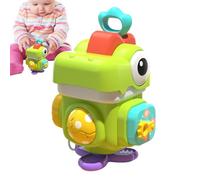 dewdat Giochi Dinosauro Fantastici - Cubo Attività Viaggio | Giochi Sensoriali Cubo Coordinazione Occhio-Mano per Sviluppo Bambini 3+ Anni Giocattoli Casa Libero Ragazza