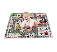 dewdat Tappetino da Gioco per la Prima Infanzia | Giochi Sensoriali per Bambini Tappeto Attività Pavimento - Giocattolo Educativo Antiscivolo Ripiegabile Scena Città Attività Casa