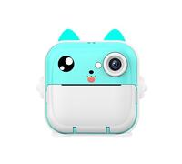 Dewedrt 16G Memoria Bambini Mini Fotocamera HD Fotocamera Fotocamera Digitale Fotocamera Stampa Instantanea per Ragazza Blu