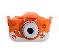 Dewedrt Fotocamera HD Giocattoli per Bambini, Fotocamera Digitale Videocamera con Scheda SD da 32 GB per Bambini, Regali per Neonati Arancione