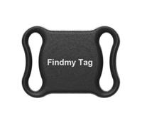 Dewedrt Mini GPS Tracker 2.4G Localizzatore WiFi a basso consumo Auto Pet Airtags Ricerca Intelligente Chiave Ricerca Posizionamento Applicazione Findmy Tag (nero)