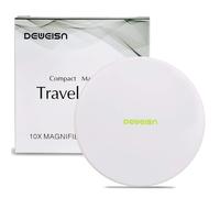 deweisn Specchio cosmetico compatto ingrandente Elegante tascabile compatto