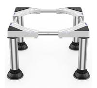 DEWEL Base Frigorifero Altezza 30-33cm 4 Stabili Piedini a Ventosa Elevazione Regolabile Piedistallo Frigorifero per Lavastoviglie Congelatore Bianco