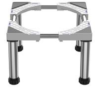 DEWEL Base per frigorifero, altezza 28-31 cm, base regolabile per lavastoviglie, congelatore, armadio da cucina ed elettrodomestici statici 43-67 cm con 4 piedini robusti, bianco