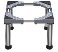 DEWEL Base per frigorifero, altezza della base: 28 - 31 cm, base regolabile per lavastoviglie, congelatore, mobili da cucina e elettrodomestici, colore grigio (regolabile 45-67 cm)