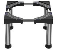 DEWEL Base per frigorifero, altezza della base: 28 - 31 cm, base regolabile per lavastoviglie, congelatore, mobili da cucina e elettrodomestici, colore nero (regolabile 45-67 cm)