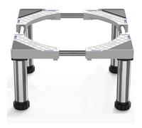 DEWEL Base per frigorifero, altezza dello zoccolo 23-26 cm, base regolabile per lavastoviglie, congelatore, mobili da cucina e elettrodomestici statici (regolabile 45-67 cm)