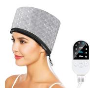 DEWEL Cappellino per Capelli Elettrico, 10 Livelli di Temperatura Regolabili della Cuffia Termica per Capelli, Può Essere Utilizzato per Capelli Danneggiati, Crespo, Doppie Punte