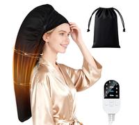 DEWEL cuffia termica per capelli, cuffia termica per capelli henne extra lungo, 10 Livelli di Temperatura Regolabili della Cuffia Termica per Capelli, Adatto per l'Uso in Spa, Saloni e Casa